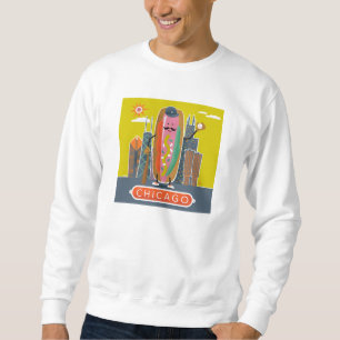 Hotdog in Chicago-stijl Trui