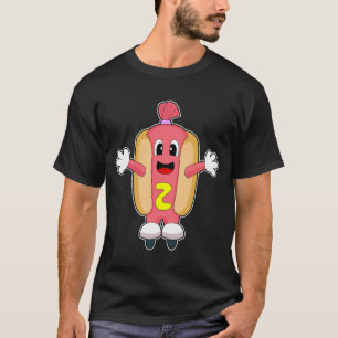 Hotdog Inline schaatsen Roller schaatsen T-shirt