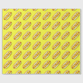 hotdog-inpakpapier cadeaupapier (Vlak)