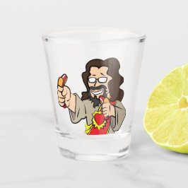 Hotdog Jesus Shot Glass Glas