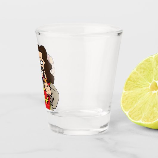 Hotdog Jesus Shot Glass Shot Glas
