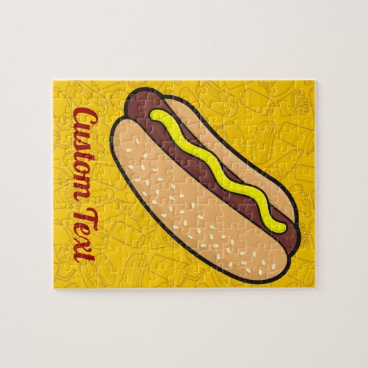 Hotdog Jigzaag Puzzle Legpuzzel (Horizontaal)