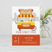 hotdog kaart (Staand voorkant)