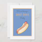 hotdog kaart (Voorkant)