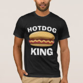 HOTDOG KING MANNEN DAD T-SHIRTS (Voorkant)
