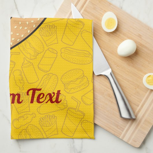 Hotdog Kitchen Towel Theedoek (Quarter Fold)