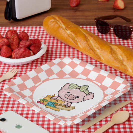 hotdog koekje papieren bordje (Picknick)