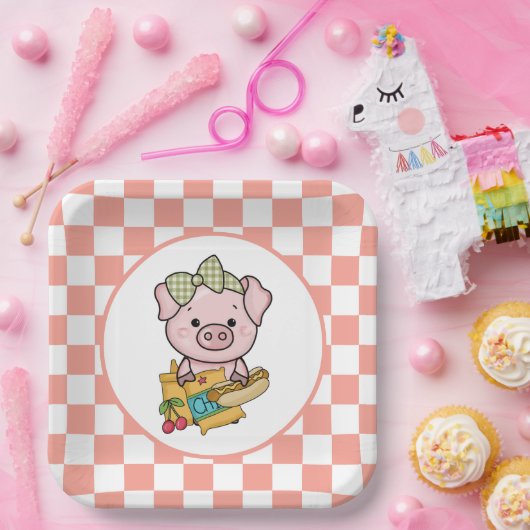 hotdog koekje papieren bordje (Feest)