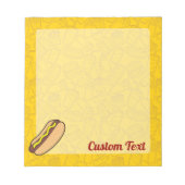 Hotdog-laptop Notitieblok (Voorkant)