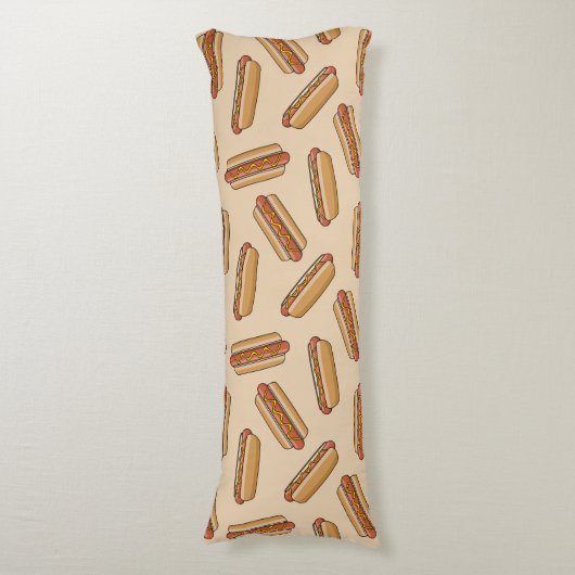 hotdog lichaamskussen (Voorkant Verticaal)