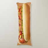 Hotdog Lichaamskussen (Voorkant Verticaal)