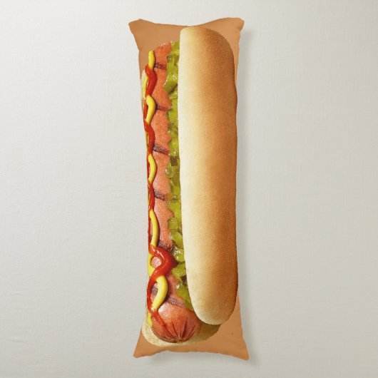 Hotdog Lichaamskussen (Voorkant Verticaal)