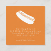 hotdog loyalty-stempel klantenkaartje (Achterkant)