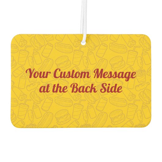 Hotdog Luchtverfrisser (Achterkant)