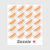 Hotdog Lunch Maaltijd Fast Food Menu Cheat Day Pla Sticker (Vel)