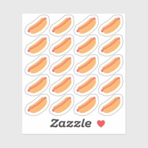 Hotdog Lunch Maaltijd Fast Food Menu Sjoemel Dag P Sticker