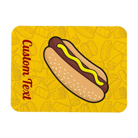 Hotdog Magnet Magneet (Horizontaal)