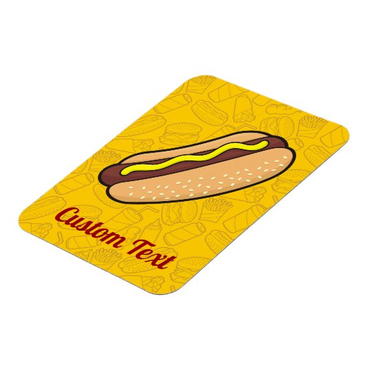 Hotdog Magnet Magneet (Linkerzijde)