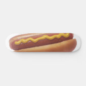 Hotdog met mosterd skateboard (Horizontaal)