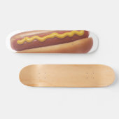 Hotdog met mosterd skateboard (Horizontaal)