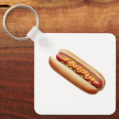 Hotdog met mosterd sleutelhanger (Voorkant)