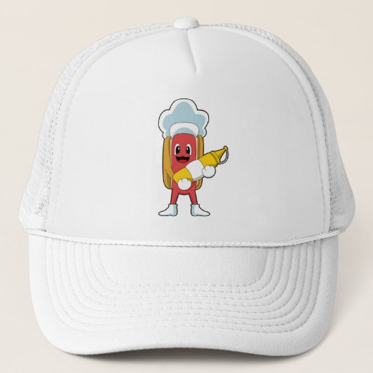 Hotdog met Mustard Trucker Pet (Voorkant)
