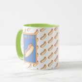 hotdog mok (Voorkant links)