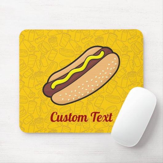 Hotdog-Muismat Muismat (Met muis)