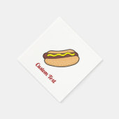 Hotdog Napkins Servet (Hoek)