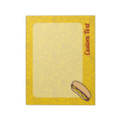 Hotdog Notitieblok (Linkerzijde)