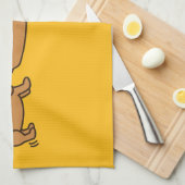 hotdog-o-war theedoek (Quarter Fold)