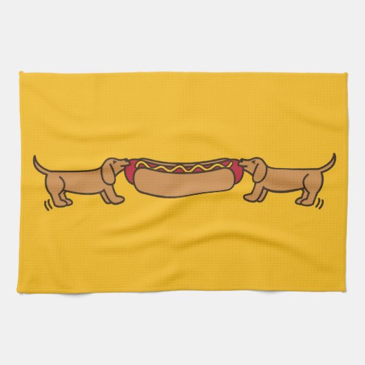 hotdog-o-war theedoek (Horizontaal)