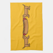 hotdog-o-war theedoek (Verticaal)