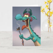 Hotdog op een Kaart van de Stok (Gele Bloem)