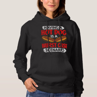 Hotdog Outfit Wurst Hoesje Scenario Hot Dog Eating Hoodie