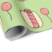 Hotdog Party Cadeaupapier (Rol Hoek)