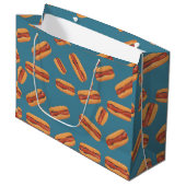 Hotdog Party Gift Bag Verjaardag Wrapping Papier Groot Cadeauzakje (Voorkant Gekanteld)