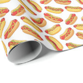 hotdog patronen cadeaupapier (Rol Hoek)