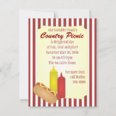 Hotdog Picnic Kaart (Voorkant)