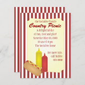 Hotdog Picnic Kaart (Voorkant / Achterkant)