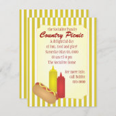 Hotdog Picnic Kaart (Voorkant / Achterkant)