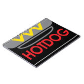 Hotdog-pictogram Notitieboek (Linkerzijde)