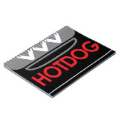 Hotdog-pictogram Notitieboek (Linkerzijde)