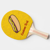 Hotdog Ping-Pong Paddle Tafeltennisbatje (Zijkant)
