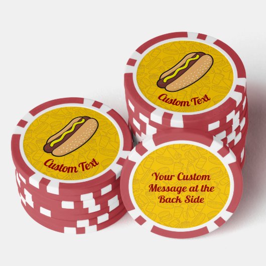 Hotdog Poker Chips (Opstapeling)