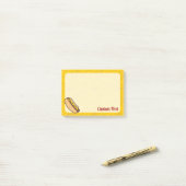 Hotdog Post-it® Notes (Op bureau)