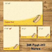 Hotdog Post-it® Notes