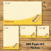 Hotdog Post-it® Notes