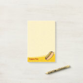 Hotdog Post-it® Notes (Op bureau)