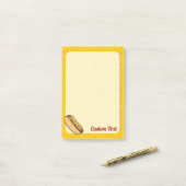 Hotdog Post-it® Notes (Op bureau)
